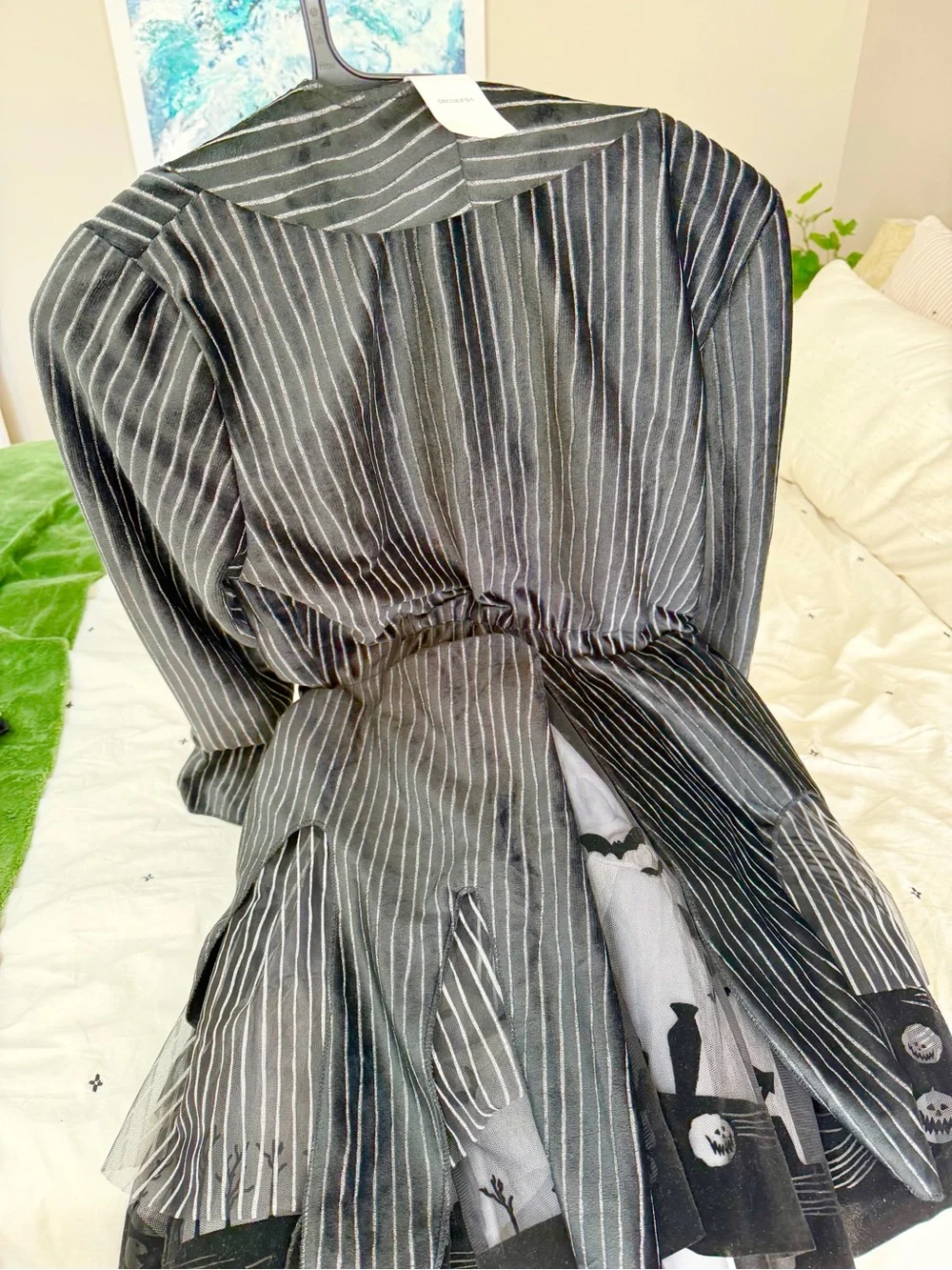 Disney Jack Skellington Black and White Adult Costume